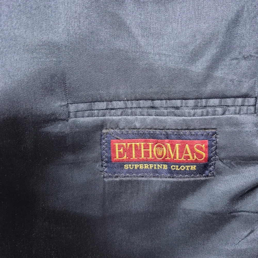 Tallia Uomo E. Thomas Silk Linen Wool Purple Textured Blazer Sport Coat Mens 48R
